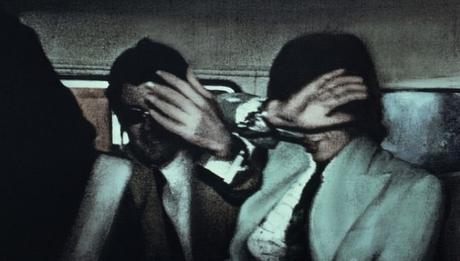 Arrested: detail from 'Swinging London 67', © Richard Hamilton, one of the most Rock n Roll moments in history