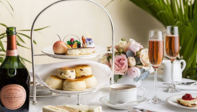  The Dorchester and Laurent-Perrier Afternoon Tea and the RHS Chelsea Flower Show