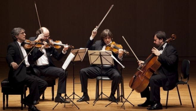 Take a bow: the Borodin Quartet, photo by Ny Che Goyang Aram Nuri Arts Center