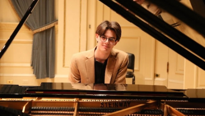 Pianist and composer Thomas Nickell has been dubbed 