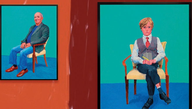 'he does get character': David Hockney, Royal Academy 