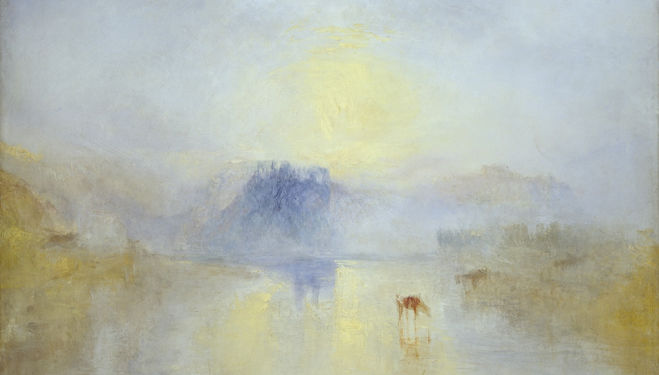 Joseph Mallord William Turner Norham Castle, Sunrise c.1845 © Tate