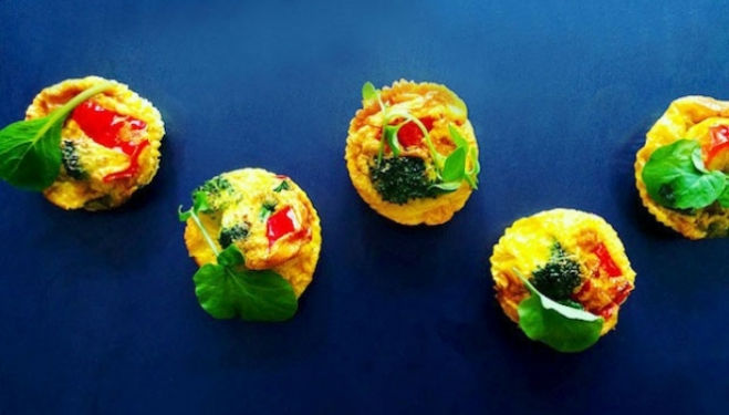 Stuffed with healthy vegetables, this easy bake muffin recipe will have you craving more 