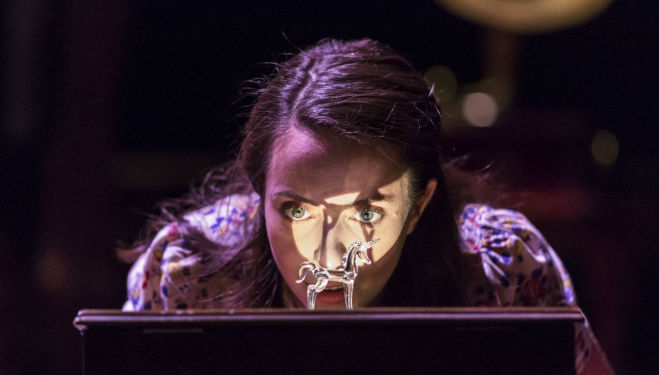 Kate O'Flynn in The Glass Menagerie. Photo by Johan Persson