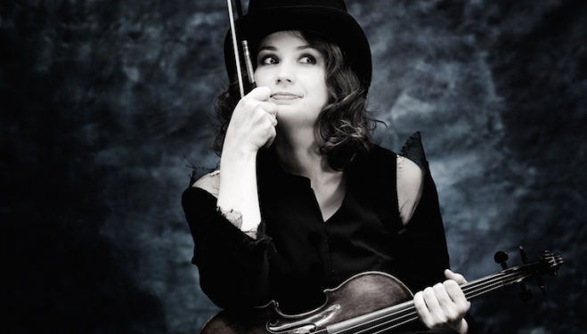 Patricia Kopatchinskaja is the soloist in Berg's haunting Violin Concerto. Photograph: Julia Wesely