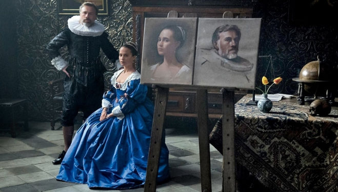 Watch the Tulip Fever trailer featuring Alicia Vikander and a script by Tom Stoppard