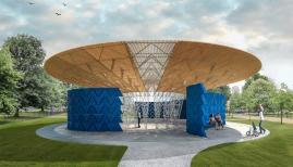 Francis Kéré’ 2017 Serpentine pavilion design Photograph: Serpentine gallery