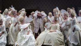 Fan club: a much-loved Don Pasquale returns to Glyndebourne. Photograph: Clive Barda
