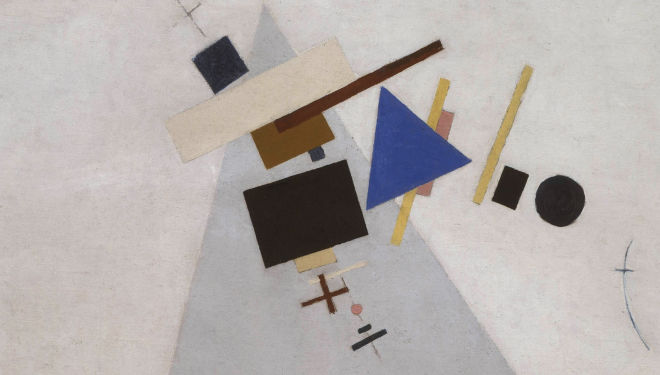 Kazimir Malevich, Dynamic Suprematism (Detail) 1915 or 1916, Image courtesy of Tate