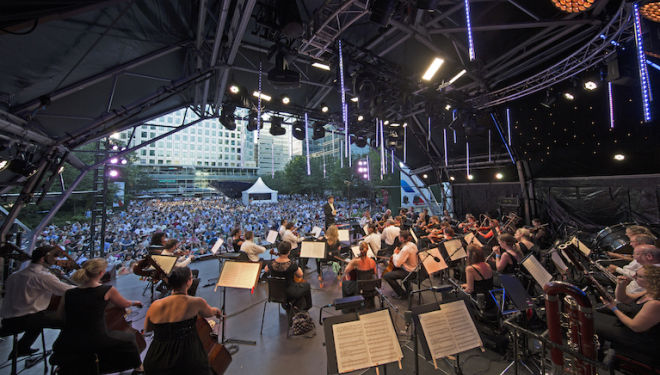 Grab a picnic and head for a free open air concert by the world-famous players 