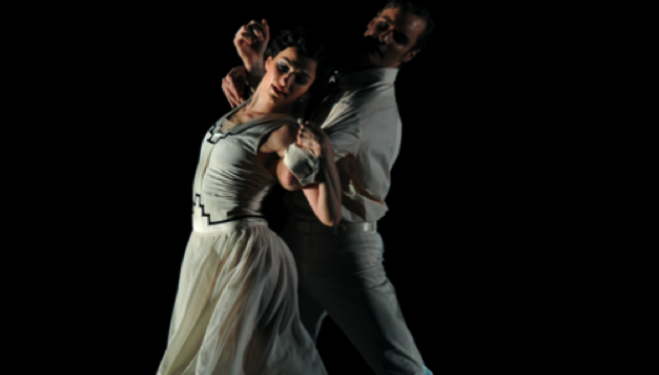 Elena Glurdjidze & James Streeter, Jeux, English National Ballet, photo Annabel Moeller, c/o ENB