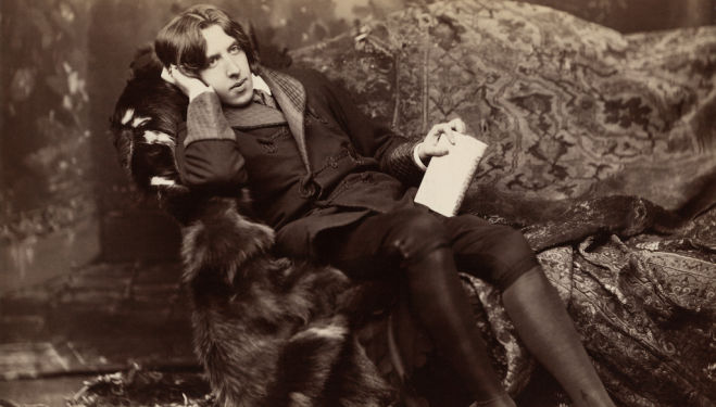 Poet and playwright Oscar Wilde.