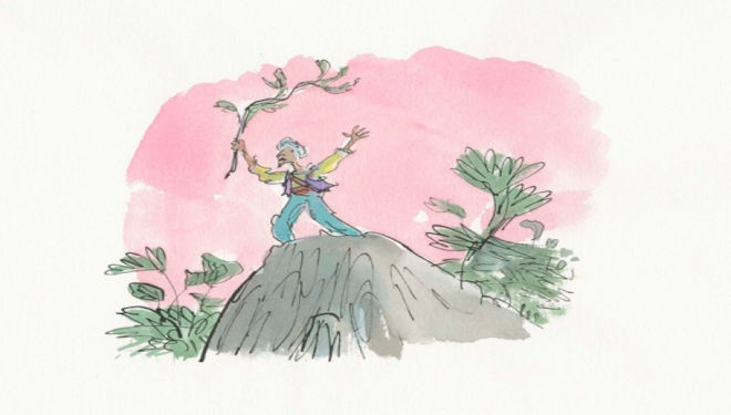 Sinbad from The Seven Voyages of Sinbad the Sailor, Pavilion Books 1996 (c) Quentin Blake