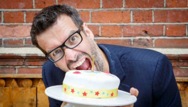 Marcus Brigstocke: There Will Be Cake. Photo by Peter Jones Photography 