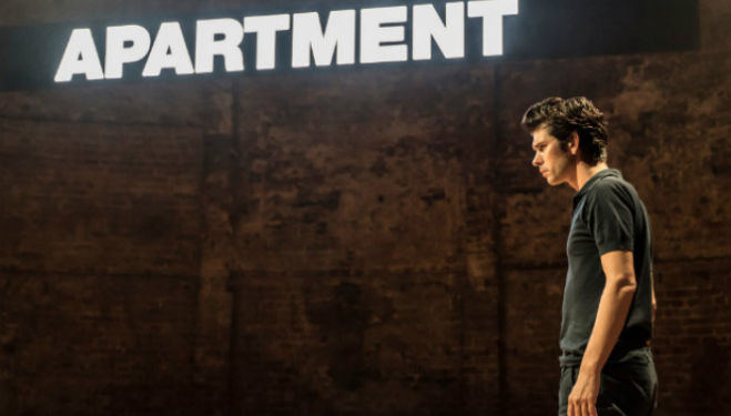Ben Whishaw in Against, Almeida Theatre. Photo by Johan Persson.