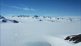 Richard Long Antarctic Footprints, 2012 Photographic print © the artist; Courtesy, Lisson Gallery, London