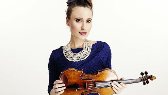 Jennifer Pike curates the Polish music day, and performs in all three concerts. Photo: Tom Barnes