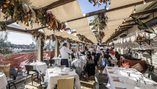 Selfridges roof top restaurant turns Italian trattoria for winter 