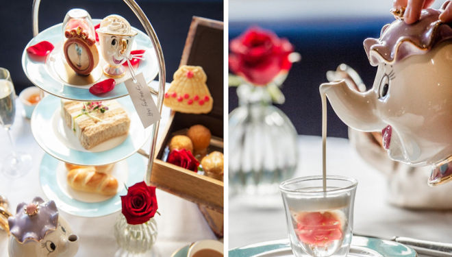 Indulge in a magical Beauty and the Beast afternoon tea at the Kensington Hotel