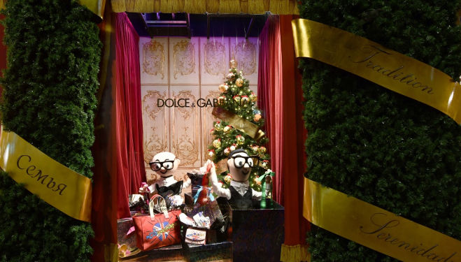 Yule stalls: Dolce and Gabbana's Christmas Market, Harrods 2017