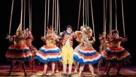 Joe Idris-Roberts as Pinocchio, National Theatre. Photo Credit: Manuel Harlan