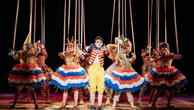 Joe Idris-Roberts as Pinocchio, National Theatre. Photo Credit: Manuel Harlan