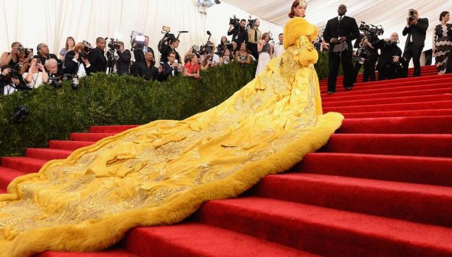 Yellow is Forbidden Guo Pei Rihanna Met Gala