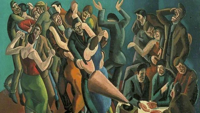 William Roberts 'The Dance Club (The Jazz Party)', 1923