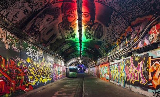 The launch of Leake Street Arches, Waterloo 