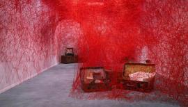Chiharu Shiota, Turning World by, 2018. Photography: Peter Mallet. Courtesy BlainlSouthern
