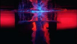  Bill Viola, “Fire Angel”, panel 3 from Five Angels for the Millennium, 2001. Video/sound installation. Performer: Josh Coxx. Courtesy Bill Viola Studio. Photo: Kira Perov; 