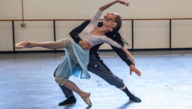 Natalia Osipova, David Hallberg in rehearsal for Pure Dance, photo Stephanie Berger