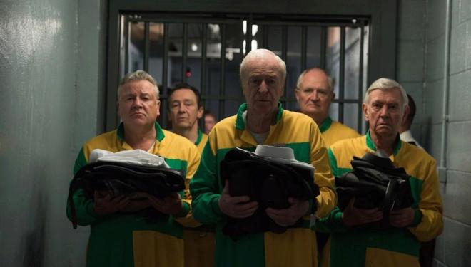 Michael Caine, Ray Winstone, Paul Whitehouse, Jim Broadbent, and Tom Courtenay in King of Thieves
