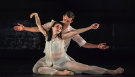 Pure Dance, Natalia Osipova and Jonathan Goddard in Flutter by Ivan Pérez, photo Johan Persson 