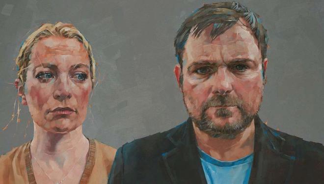 Sura Dohnke and Neil Maskell in Happy New Year Colin Burstead
