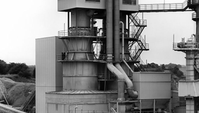 Bernd & Hilla Becher Lime Kiln, Kaltes Tal, GER, 1997 Black and White photography Courtesy the artists and Sprüth Magers Berlin London