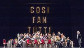 Mozart's comedy Così Fan Tutte boasts a young and lively cast. Photo: ROH