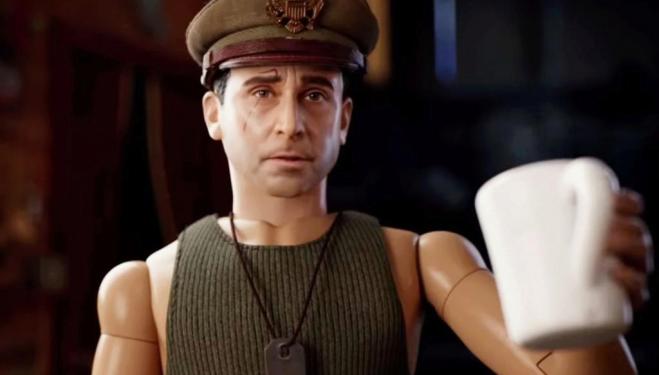 Steve Carell shrinks to size in Welcome to Marwen