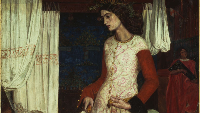 Copyright: Tate 2014  La Belle Iseult by William Morris, 1858, Courtesy of National Portrait Gallery