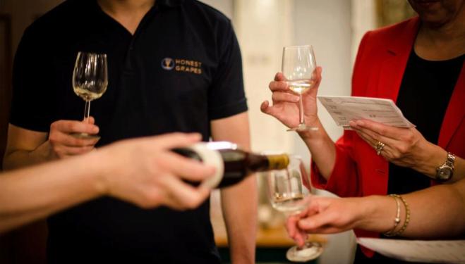 The award-winning Honest Grapes treat guests to an evening of wine tasting to remember