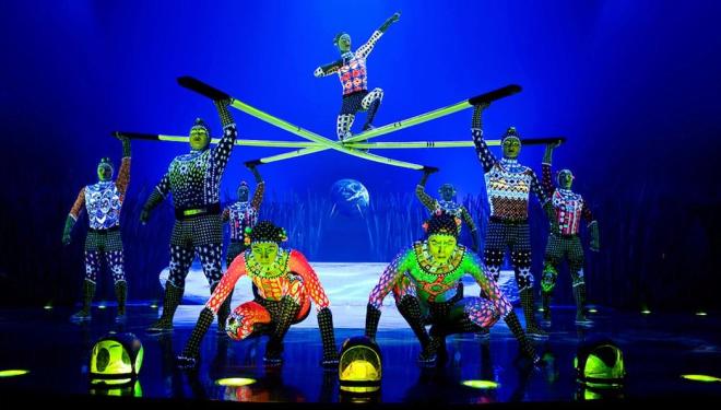 The Royal Albert Hall hosts a display of Cirque du Soleil's daring acts