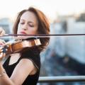 Violinist Miriam Teppich plays at St James's Piccadilly on 5 April