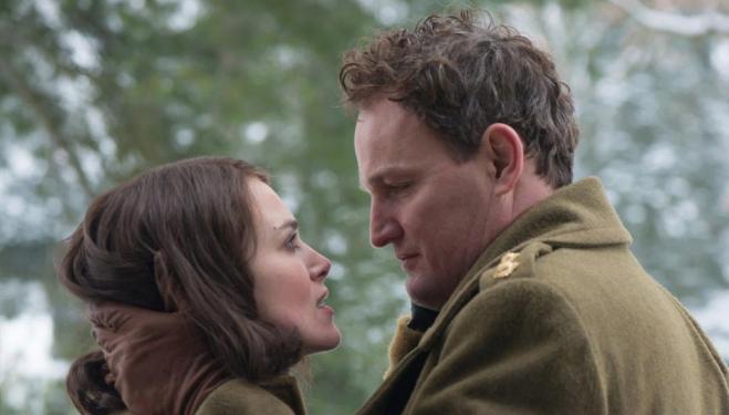 Keira Knightley and Jason Clarke in The Aftermath