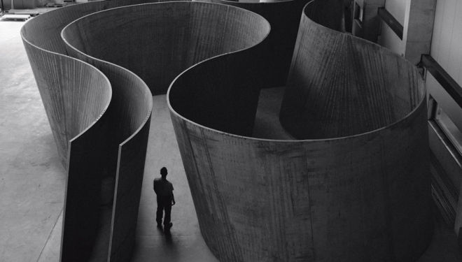 Inside out by Richard Serra, 2013, courtesy of Gagosian Gallery