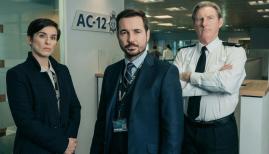 Vicky McClure, Martin Compston, and Adrian Dunbar in Line of Duty series 5, BBC