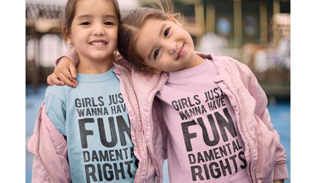 Want to raise a baby feminist? The Spark Company's cool slogan tees can help