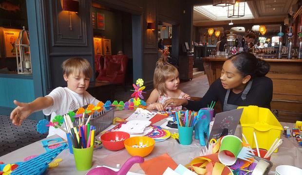 Childcare while you eat courtesy of The Kids' Table is coming to Market Hall Fulham and Victoria this June