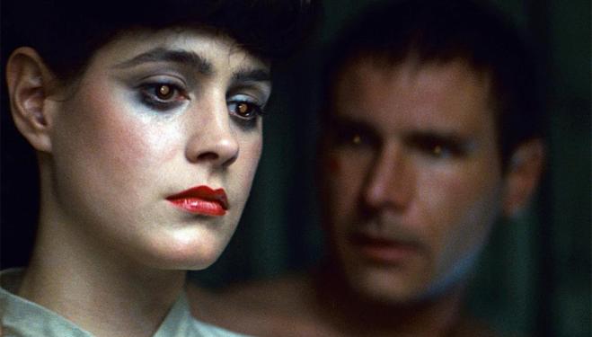 Sean Young and Harrison Ford in Blade Runner
