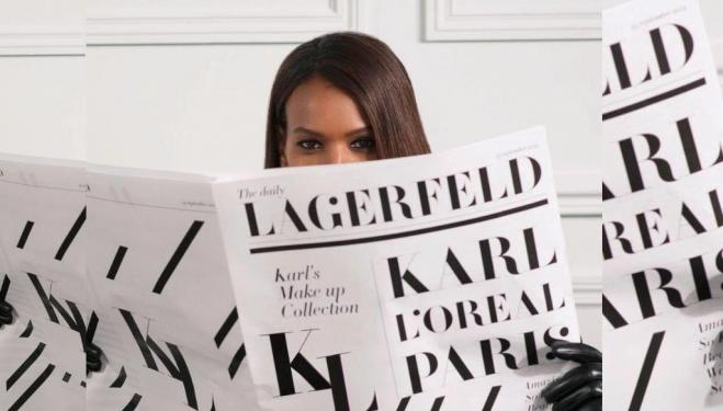 Karl Lagerfeld x L'Oréal Paris Collaboration 