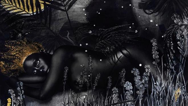 Lina Iris Viktor, II. For Some are born to Endless Night. Dark Matter., 2015-9. Courtesy of the artist and Mariane Ibrahim Gallery